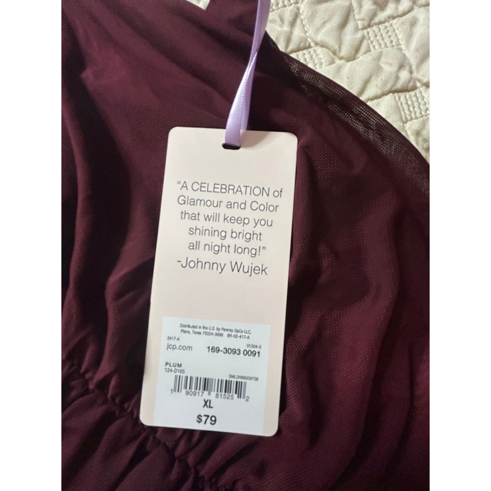 NEW Johnny Wujek Bodycon Mini Formal Juniors Dress XL $79 - Picture 3 of 3